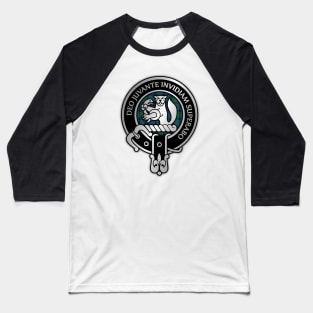 Clan MacThomas Crest & Tartan Baseball T-Shirt